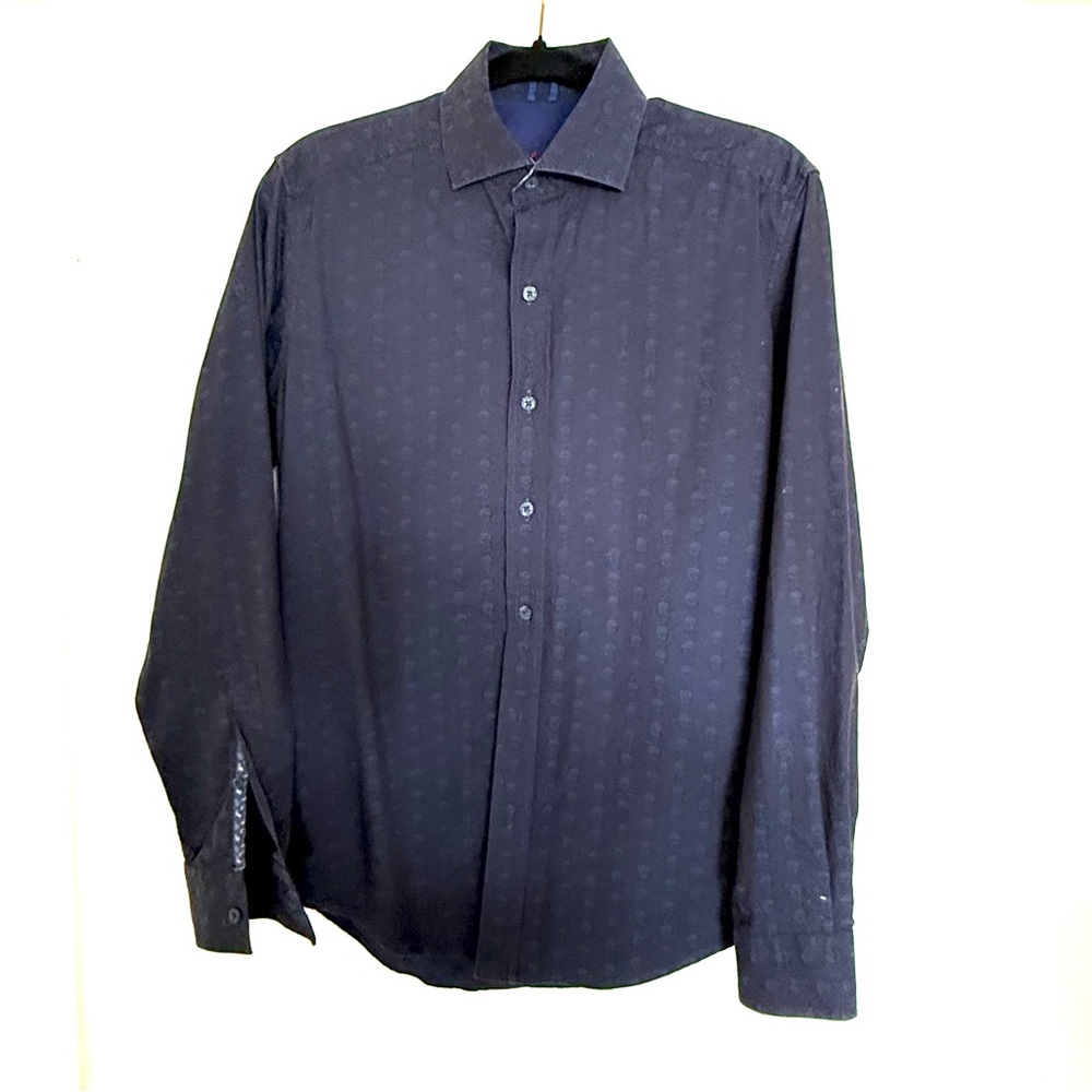 Classic Navy Men's Dress Shirt
